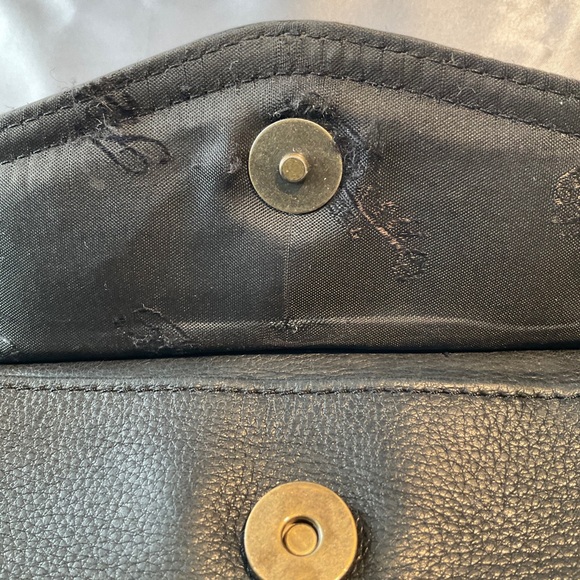 Fossil Vintage Black Leather Crossbody Bag - Picture 16 of 16